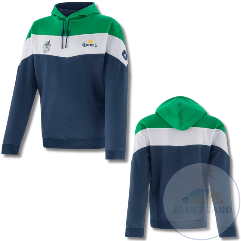 Corona Extra Hoodie Oficial con Gorro México Mundial 2022. Talla M.