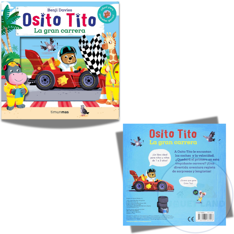 Osito Tito. La gran carrera (Pasta de cartón)